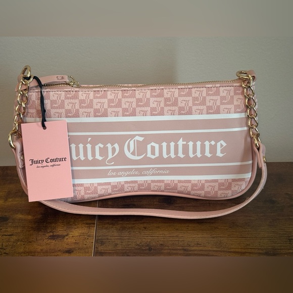 Juicy Couture Handbags - Juicy Couture Pink Logo Clutch